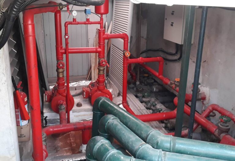 infraestrutura de hidráulica