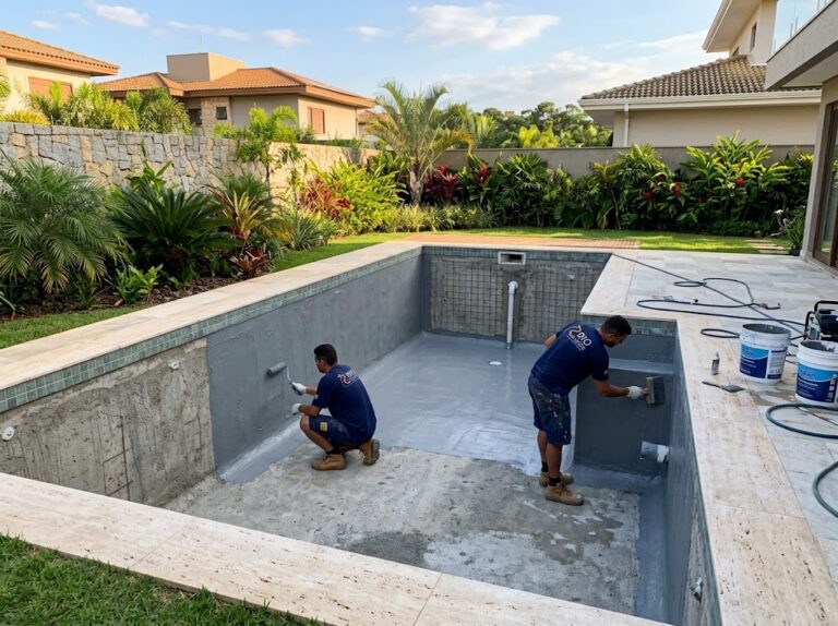 impermeabilização de piscina